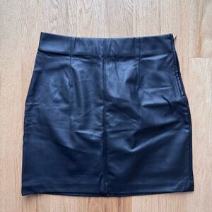 Zara Black Pencil Mini Skirt for Work